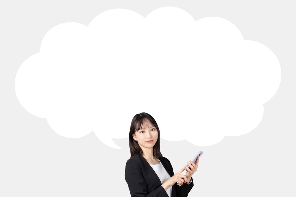 セリフの吹き出し