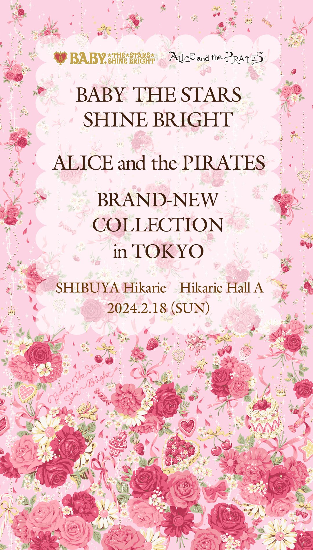 BABY,THE STARS SHINE BRIGHT ALICE and the PIRATES BRAND-NEW COLLECTION in TOKYO-1