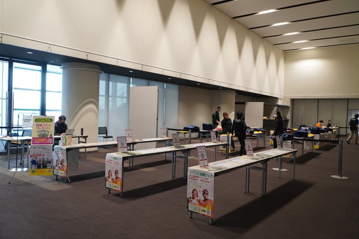 ホワイエAの様子