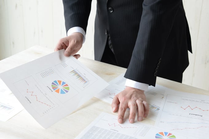 会議の準備をしている様子