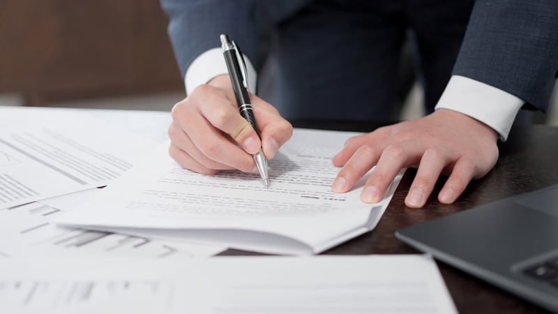 準備をしている様子