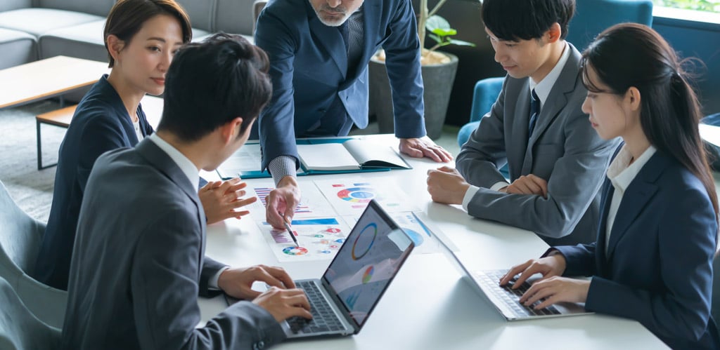 研修しているイメージ